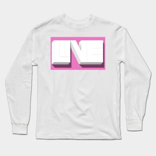 Love is real (in pink) Long Sleeve T-Shirt